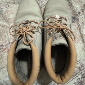 Timberland Light Gray Combat Boots